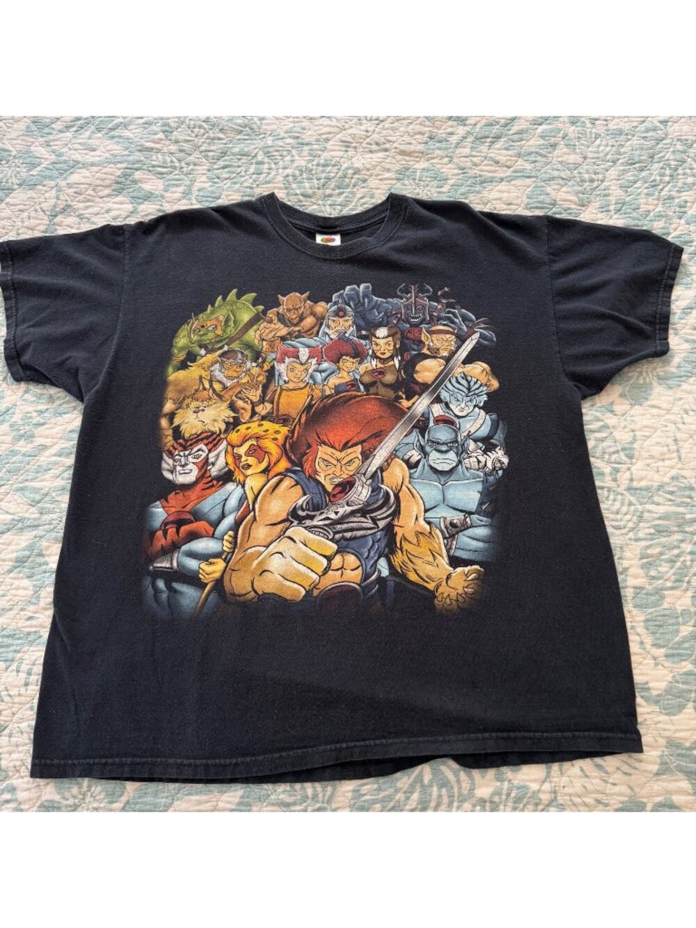 Vintage Thundercats 90's Graphic Black T-Shirt 2XL